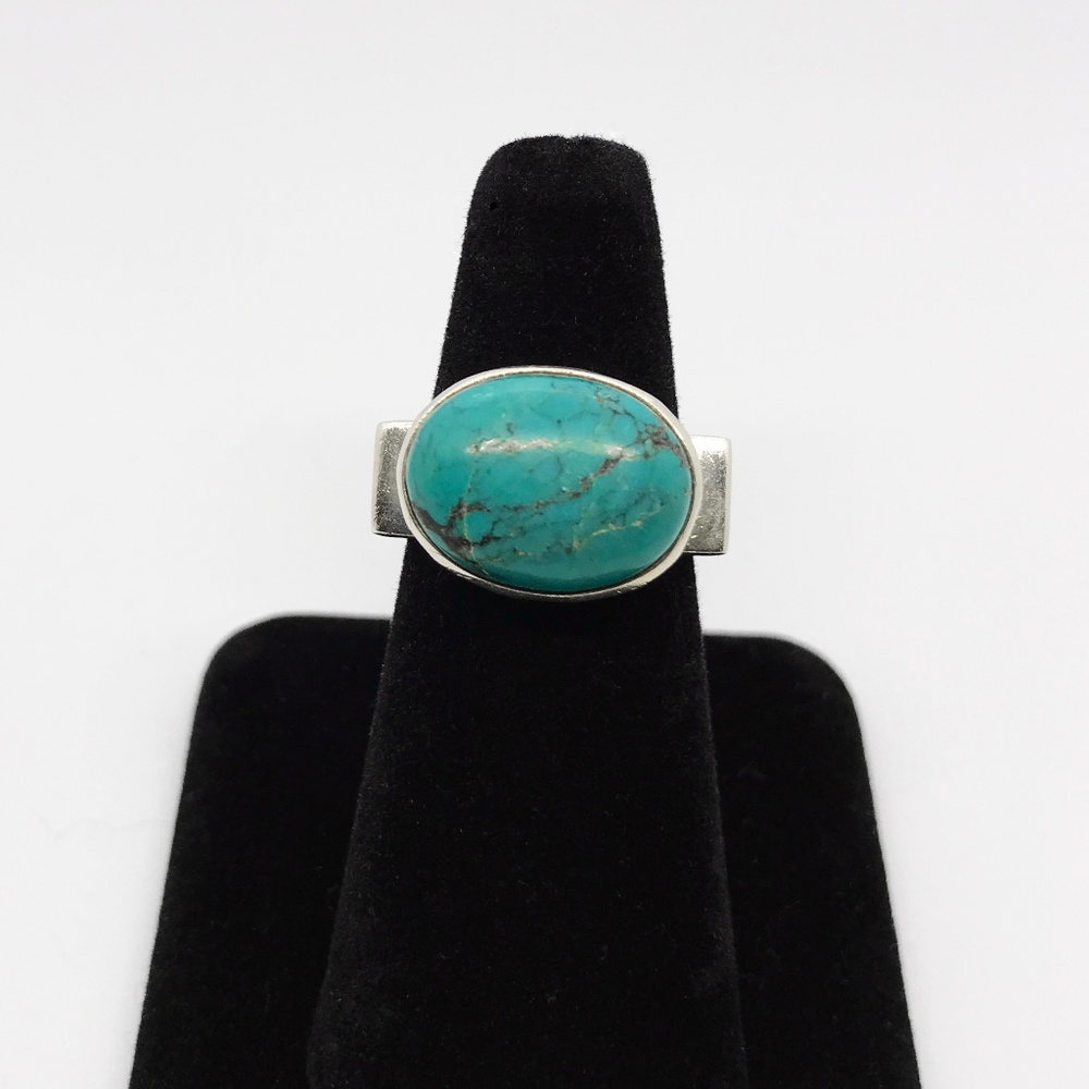 VintageTurquoise and Sterling Silver Ring